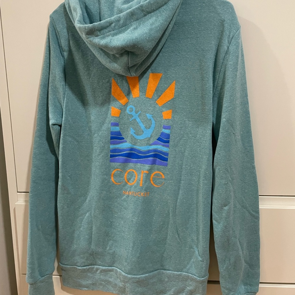Blue Zip Sweatshirt